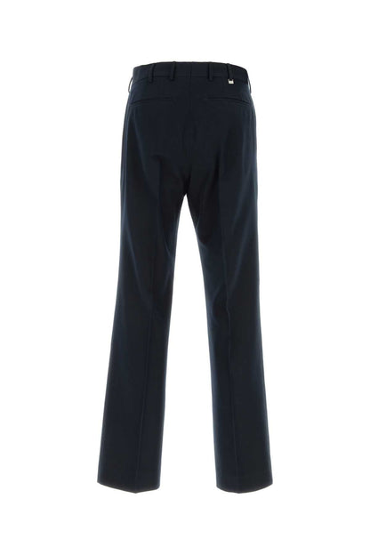 Pt Torino Pinces Trousers — Navy