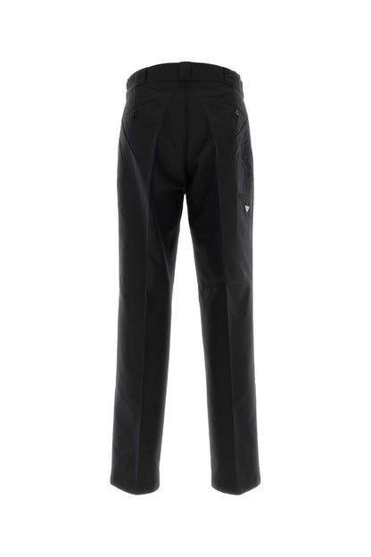 Prada Canvas Trousers — Black