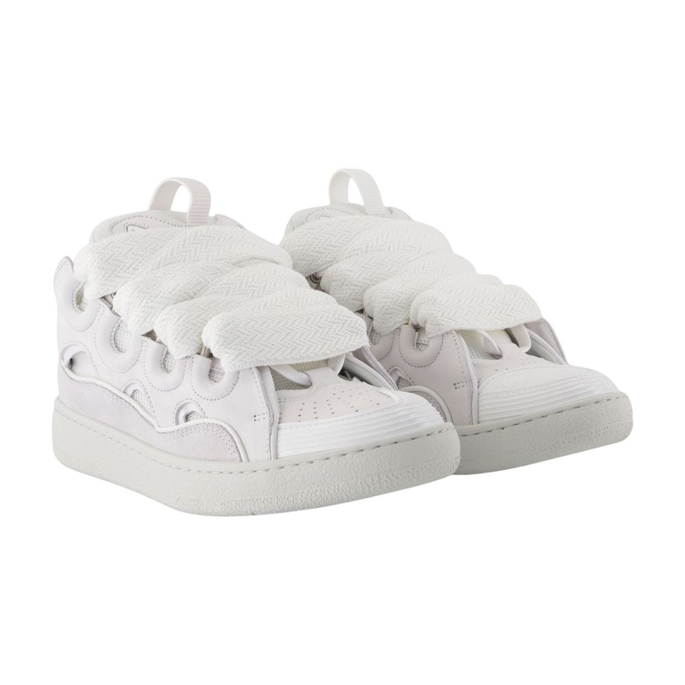 Lanvin Curb Sneaker — White