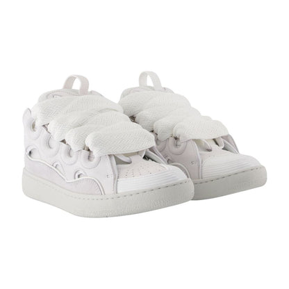 Lanvin Curb Sneaker — White