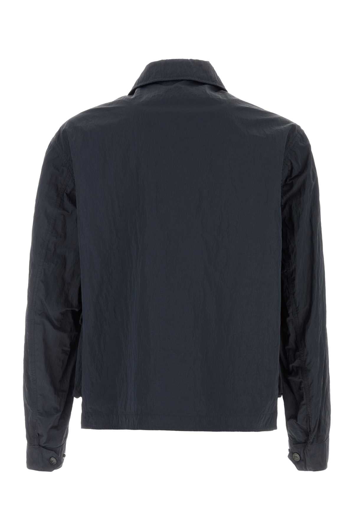 Stone Island Nylon Overshirt Jacket — Blue