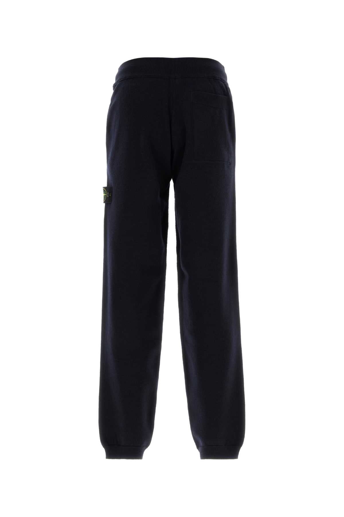 Stone Island Virgin Wool Sweater — Blue
