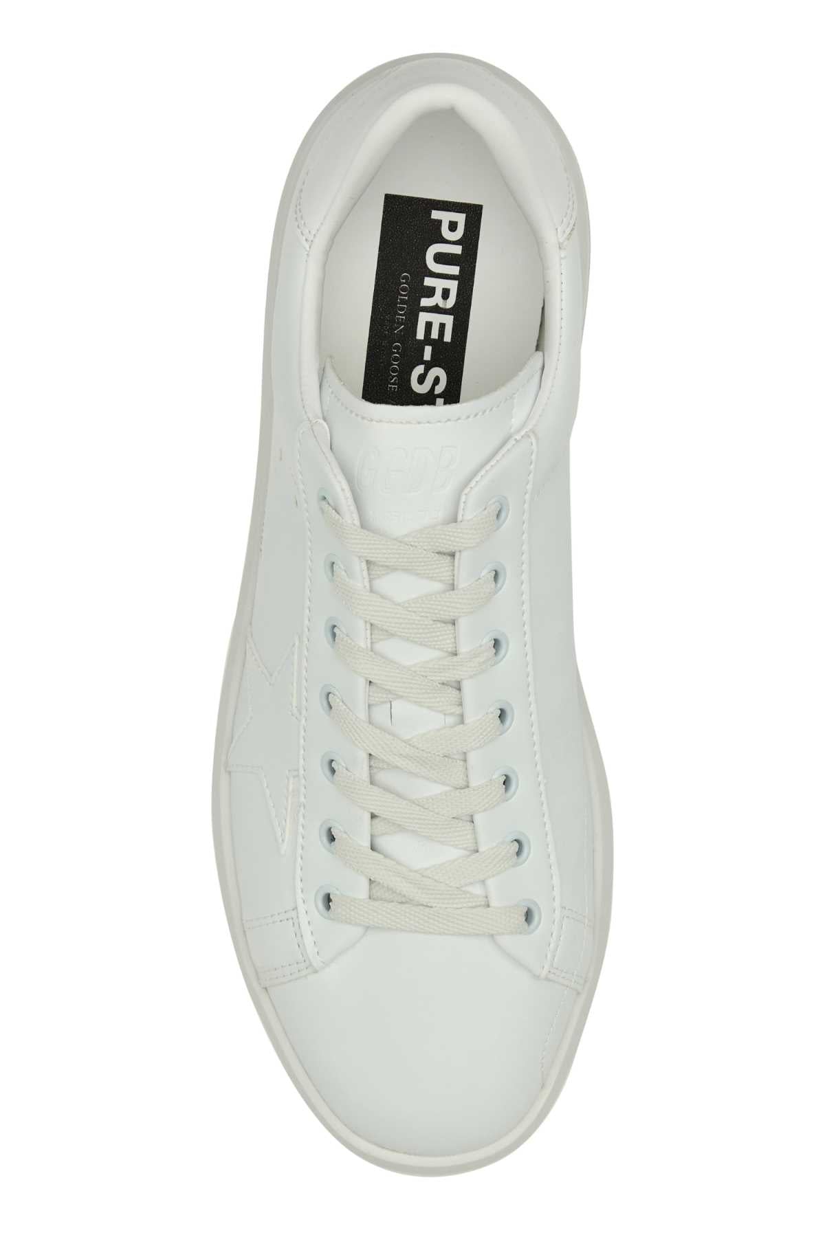 Golden Goose Deluxe Brand Leather Low-Top Sneaker — White