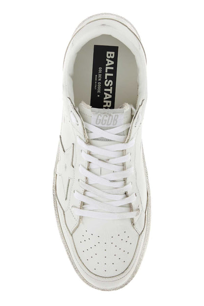 Golden Goose Deluxe Brand Leather Low-Top Sneaker — White