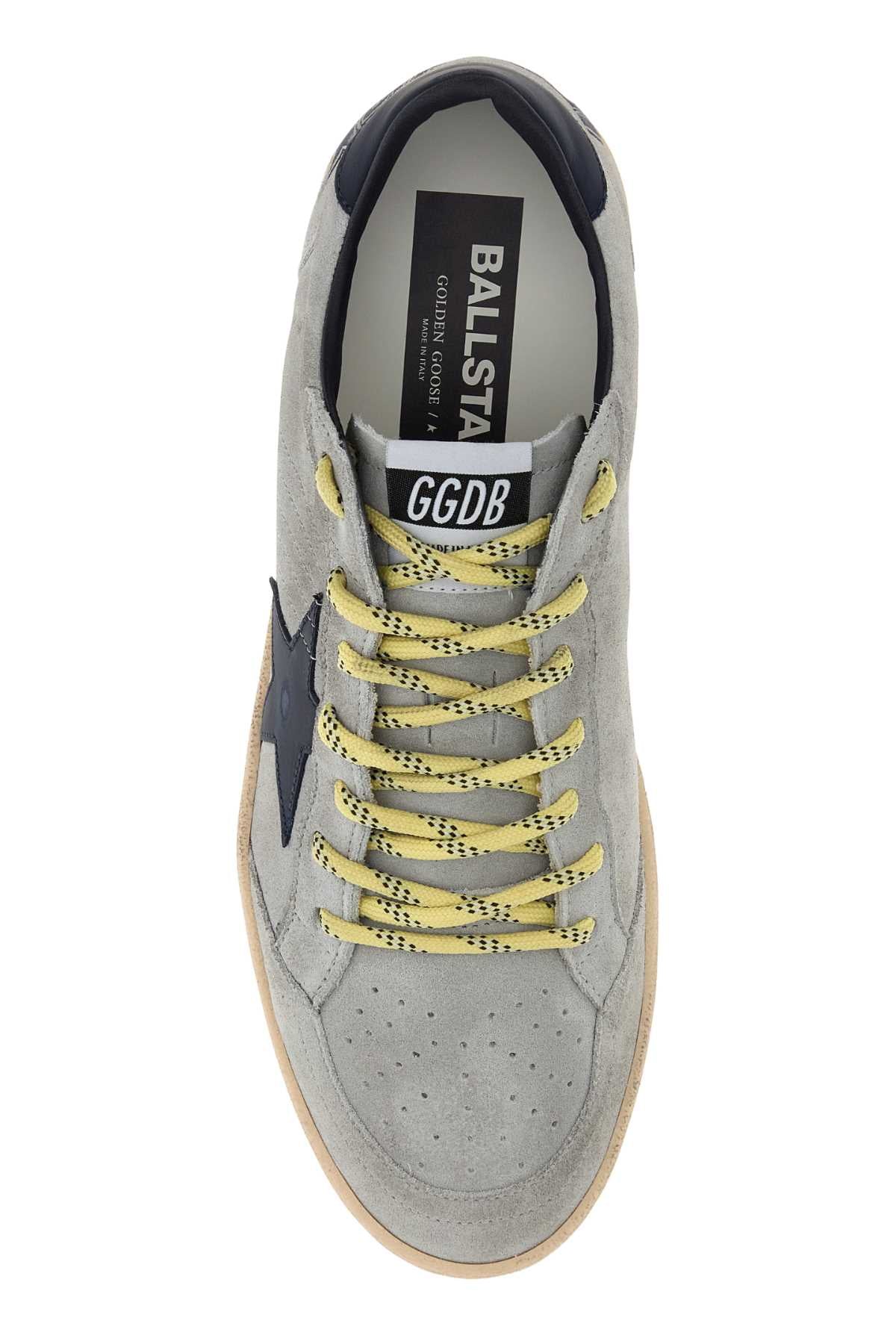Golden Goose Deluxe Brand Suede Star Sneaker — Gray