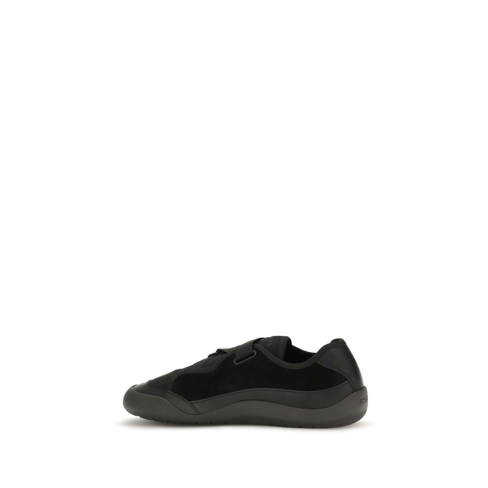 Prada Nylon Low Top Sneaker — Black