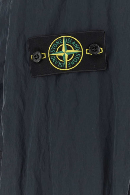 Stone Island Nylon Overshirt Jacket — Blue