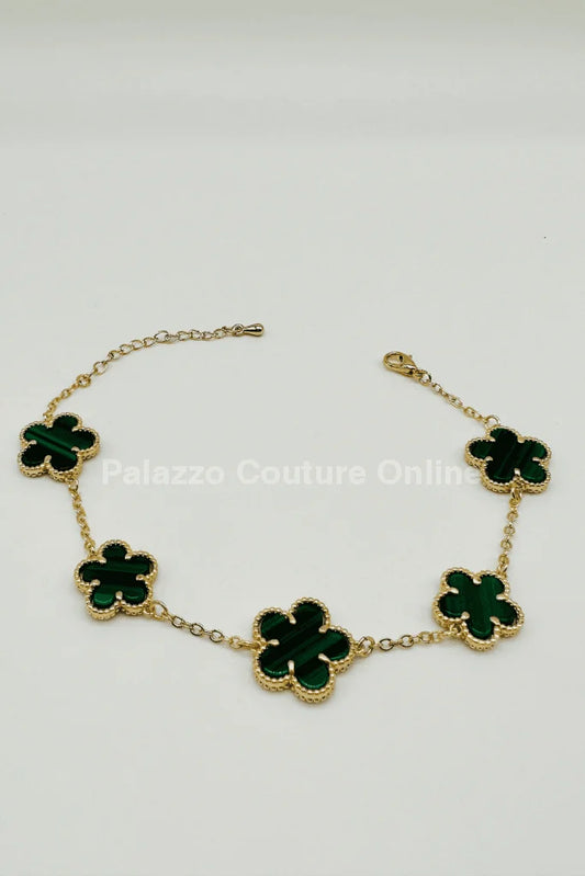 Inspiring Flowers That Last Forever Bracelet (Green)