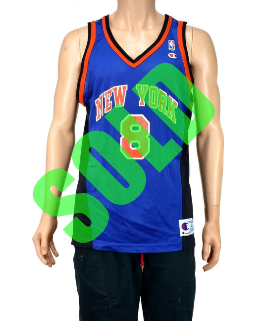 New York Knicks Latrell Spreewell Champion Jersey Sz. 44