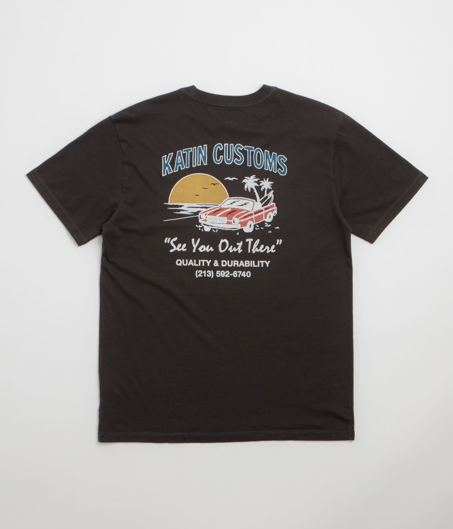 Katin Alamitos T-Shirt - Black Wash