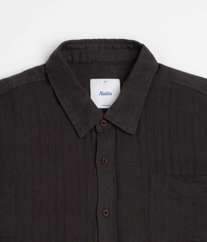 Katin Alan Solid Short Sleeve Shirt - Black Wash