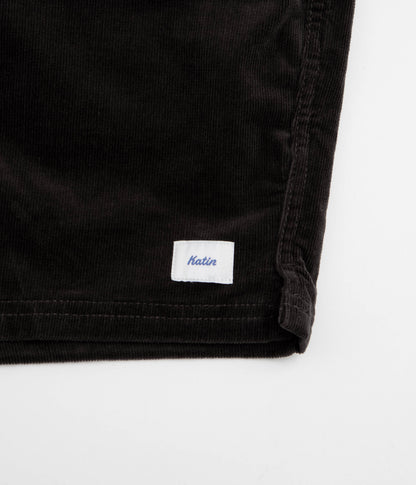 Katin Cord Local Shorts - Black Wash