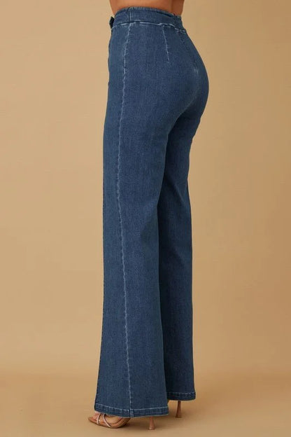 Luxe Line Sculpting Jeans- Blue
