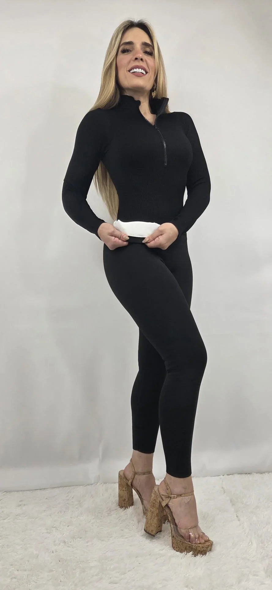Luxe Warmth High-Waisted Tights
(Black)