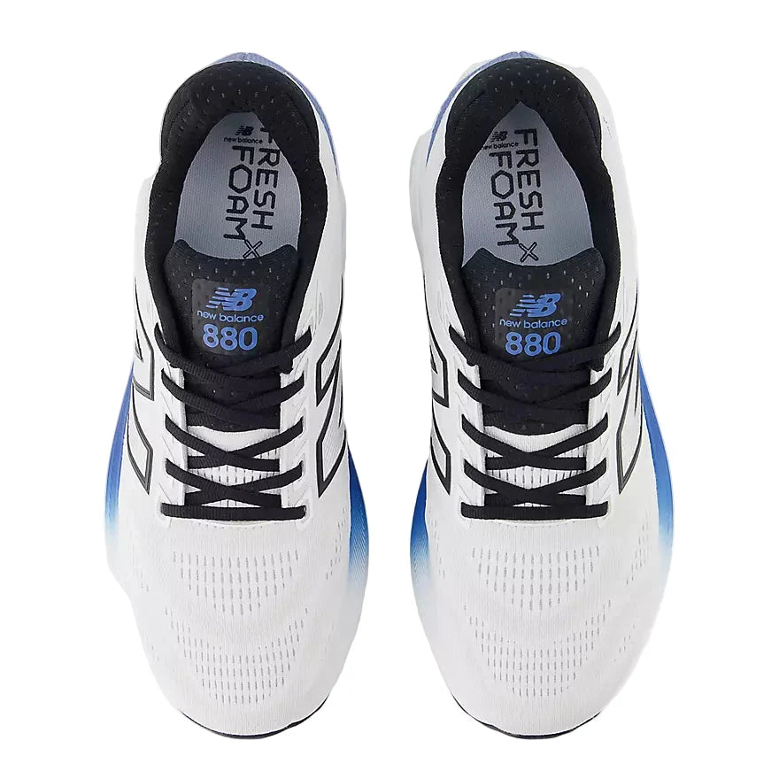 New Balance Fresh Foam X 880v15 Wide Men's - White/Blue Agate and Black
