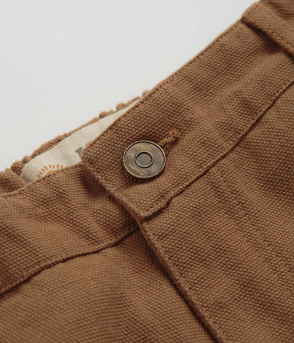 Mollusk Canvas Work Pants  - Almond