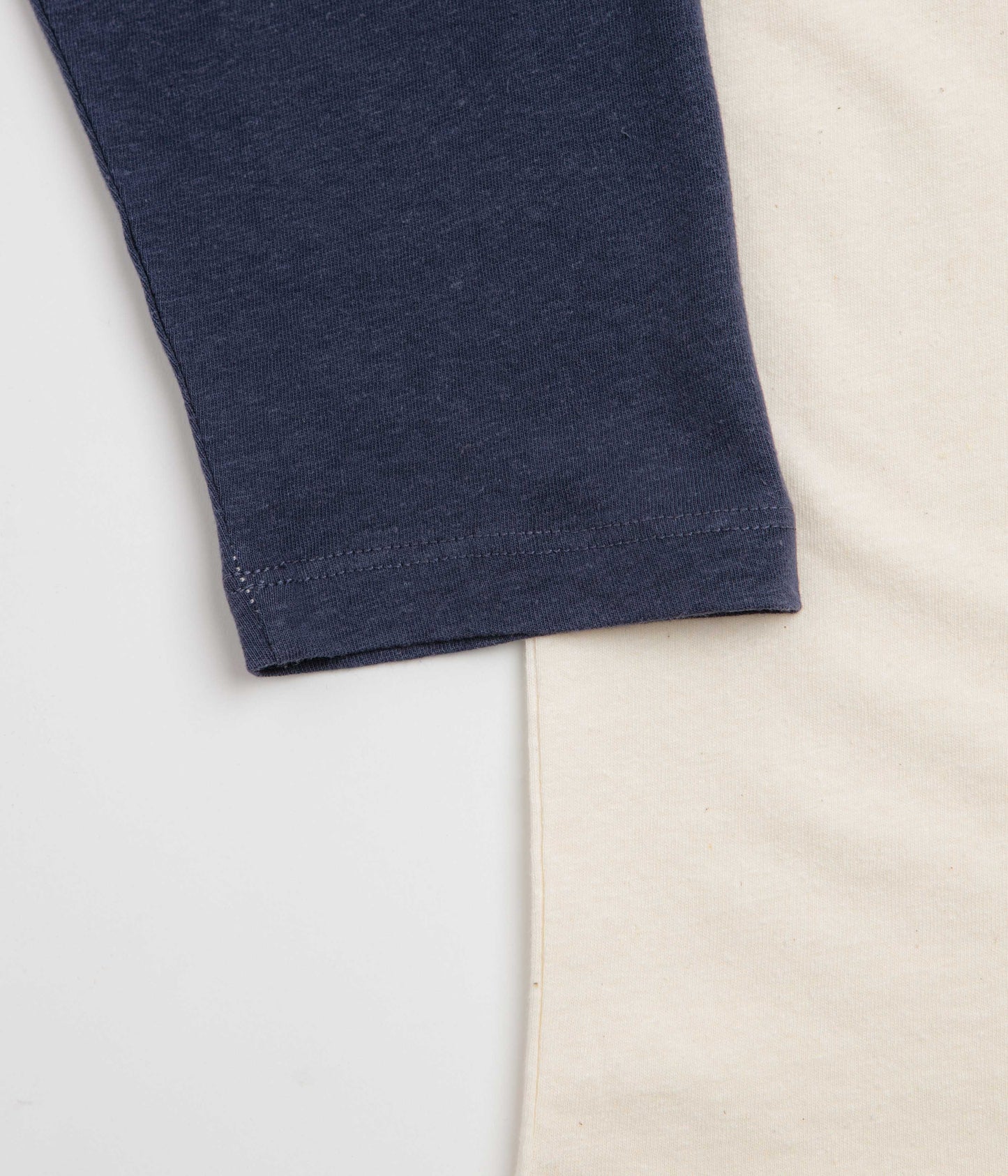 Mollusk Hemp Baseball T-Shirt - Navy