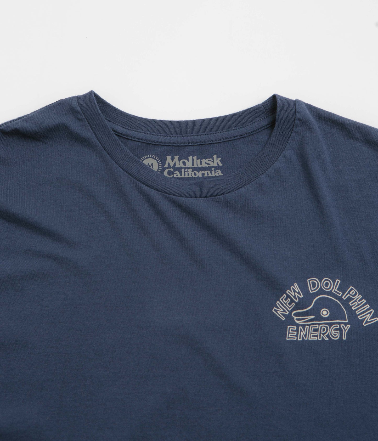 Mollusk New Dolphin Energy T-Shirt - Navy Indigo