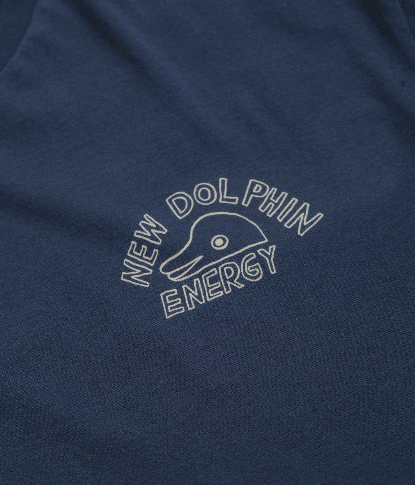 Mollusk New Dolphin Energy T-Shirt - Navy Indigo
