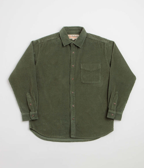 Mollusk Thurston Shirt - Rover Green Corduroy