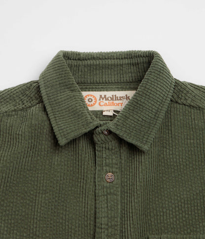 Mollusk Thurston Shirt - Rover Green Corduroy