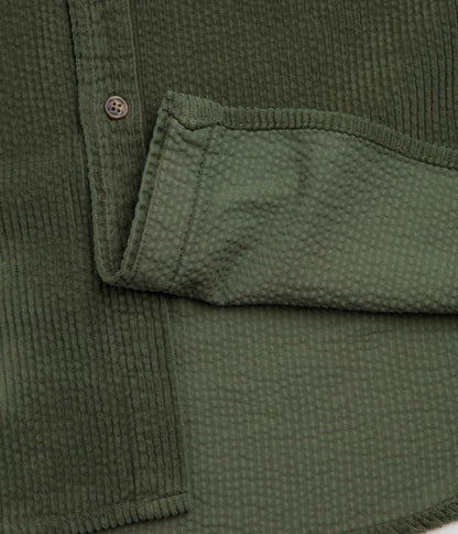 Mollusk Thurston Shirt - Rover Green Corduroy