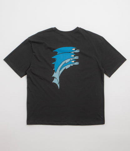 Mollusk Triple Dolphin T-Shirt - True Black