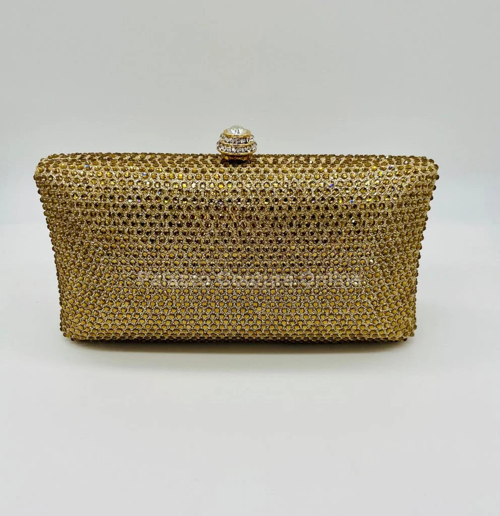 Monaco Cluth Rhinestone (Gold)