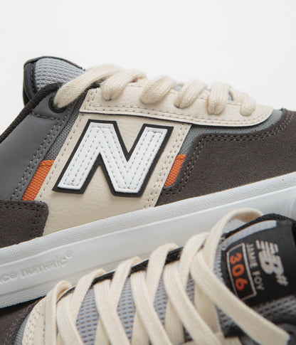 New Balance Numeric 306 Jamie Foy Shoes - Black Cement