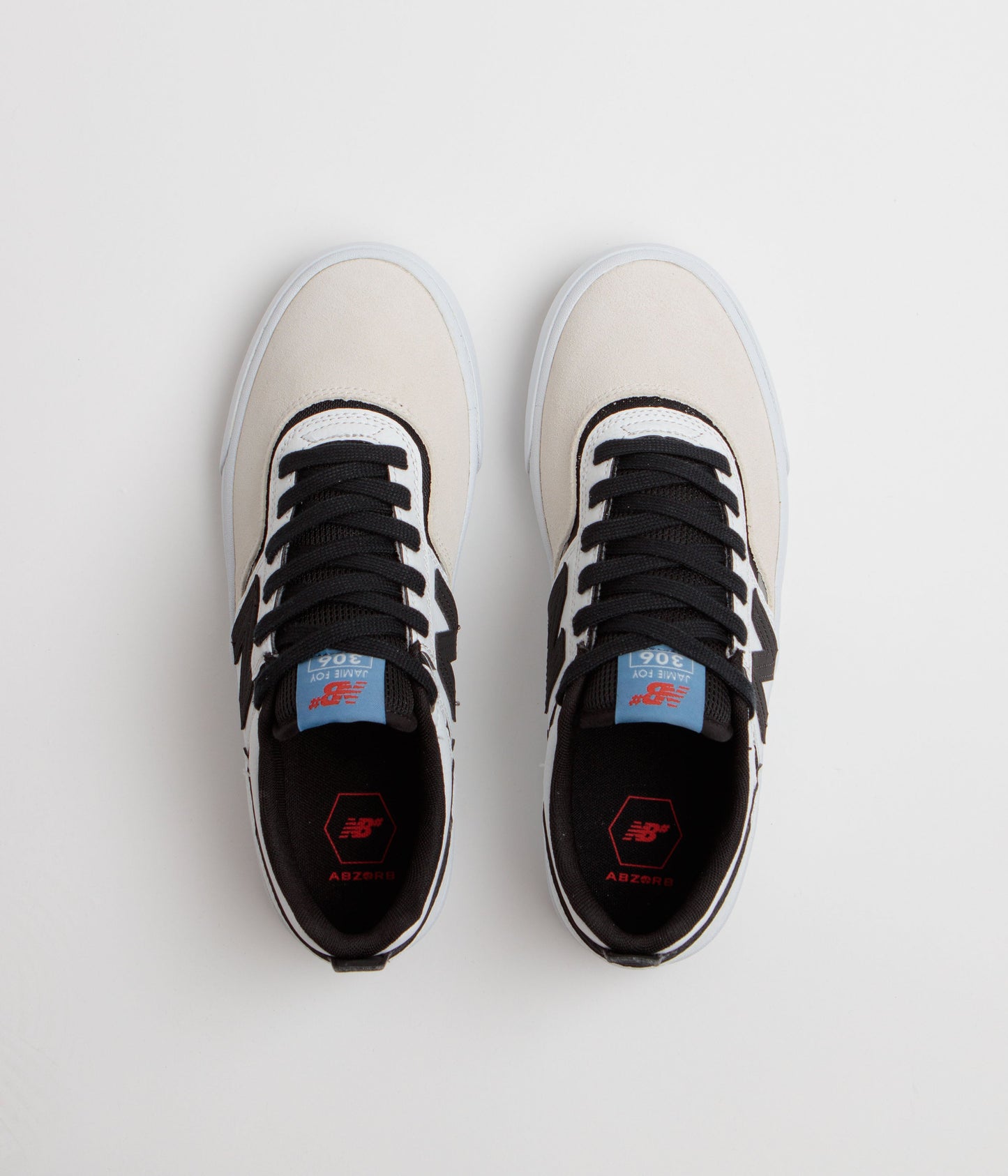 New Balance Numeric 306 Jamie Foy Shoes - White / Black