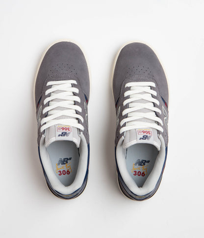 New Balance Numeric 306C Jamie Foy Shoes - Grey / Navy