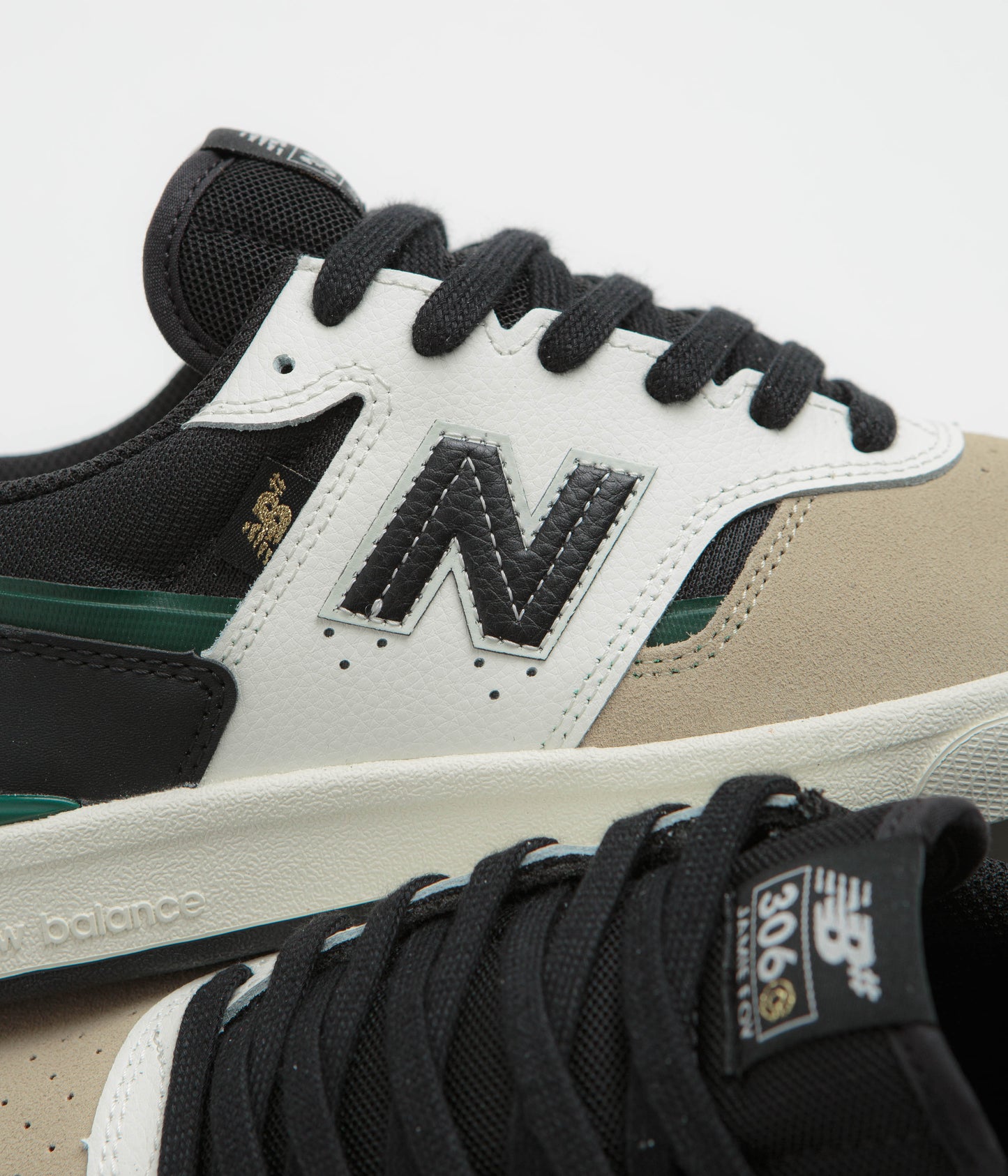 New Balance Numeric 306C Jamie Foy Shoes - Tan / Black