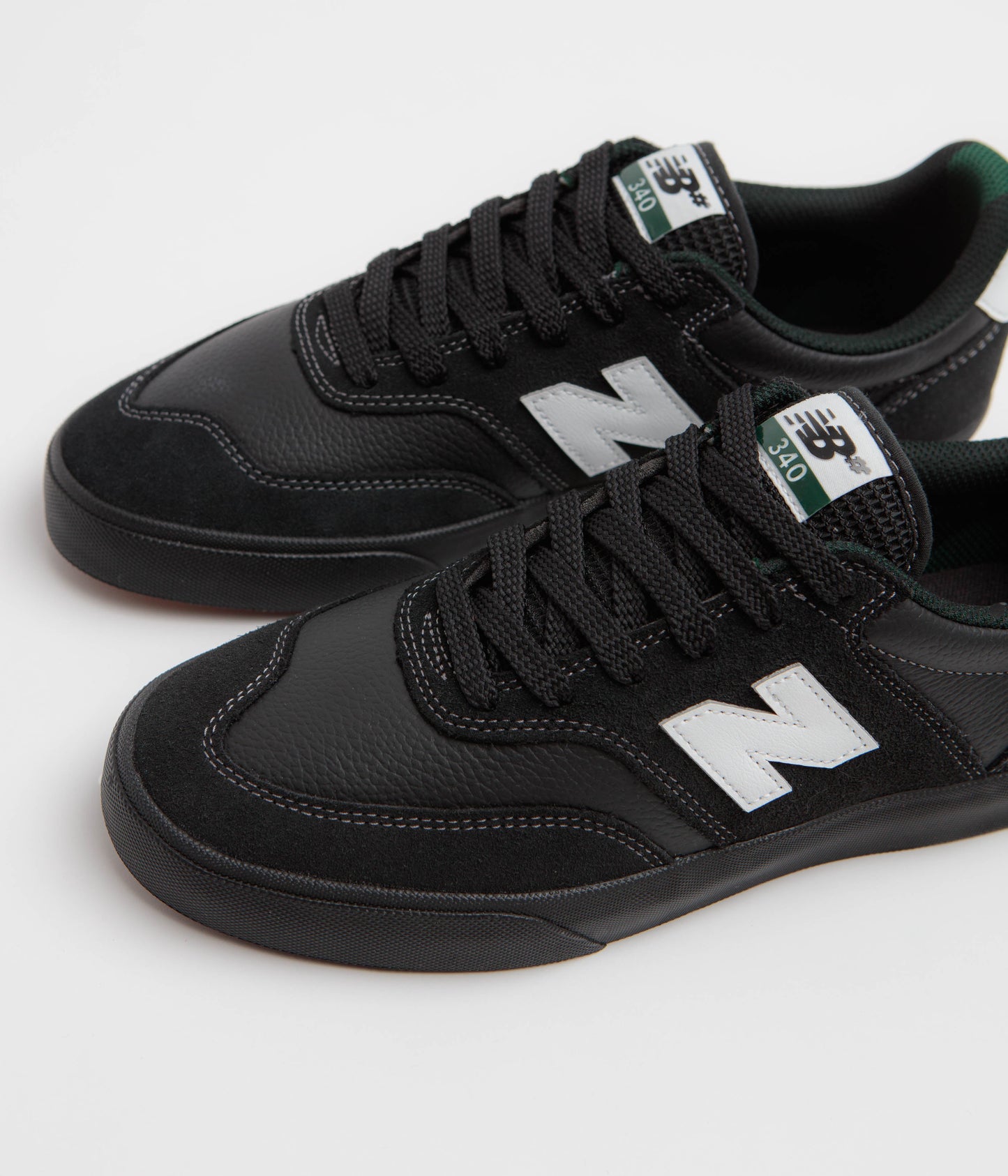 New Balance Numeric 340 Shoes - Black / Black