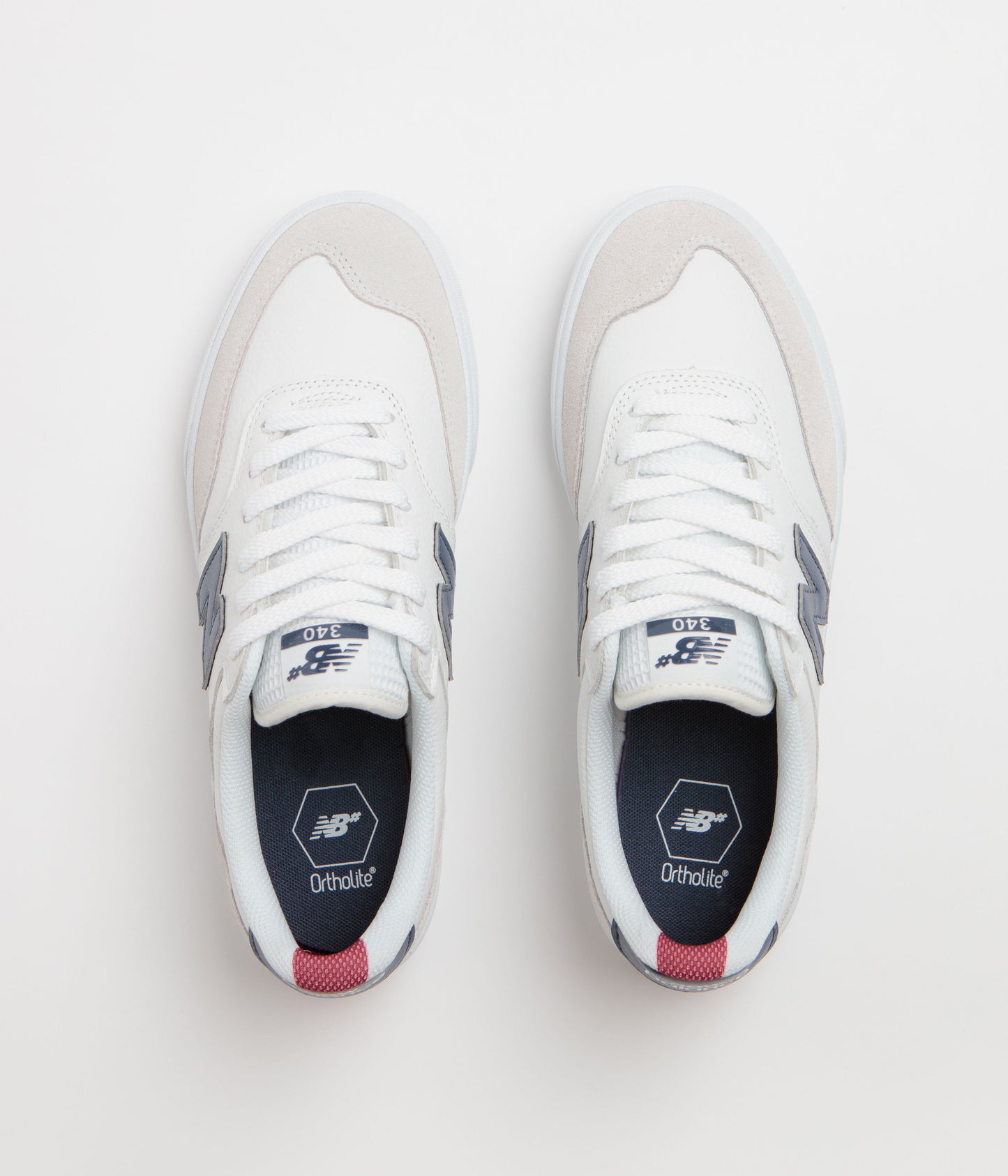 New Balance Numeric 340 Shoes - White / Navy