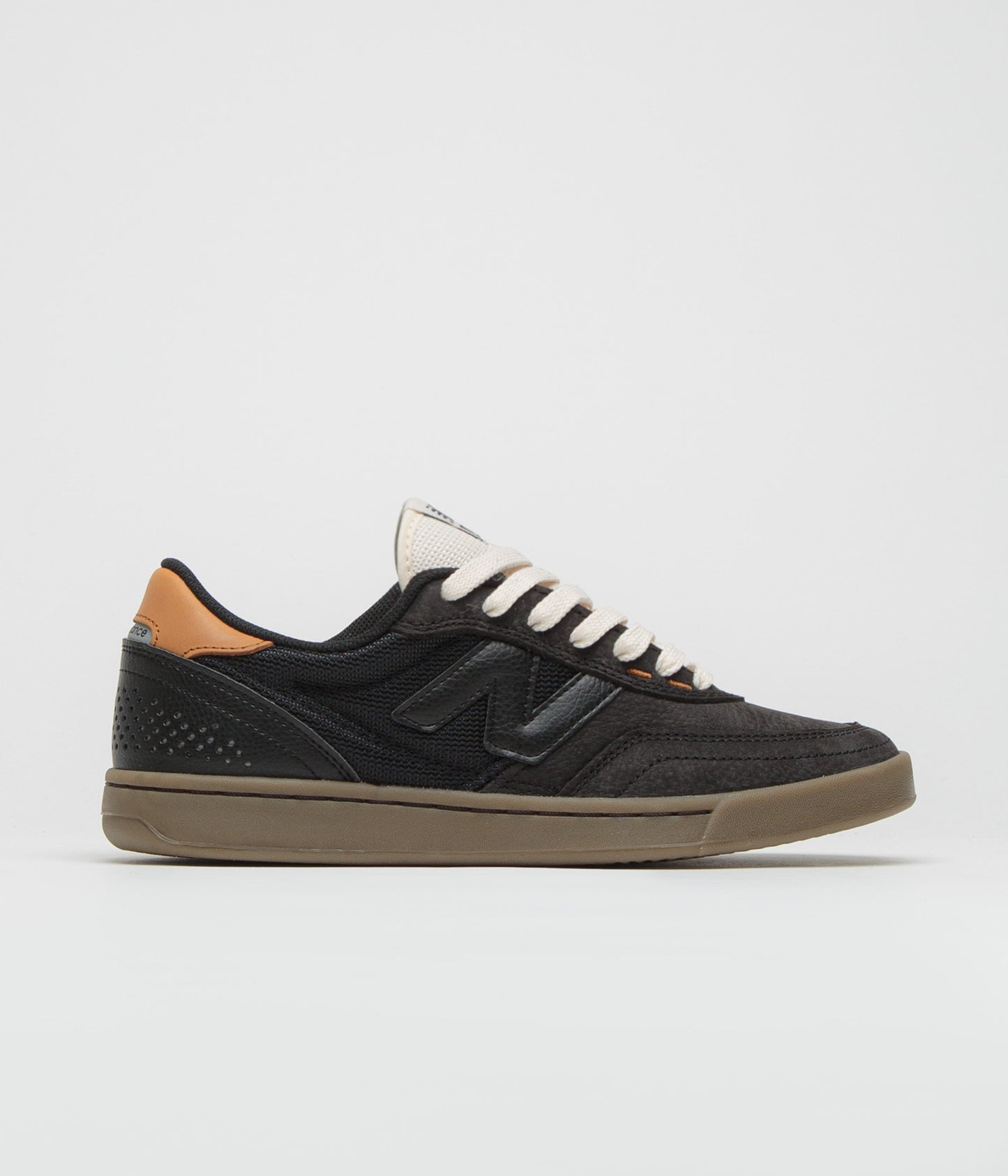 New Balance Numeric 440 Shoes - Black / Gum / Orange