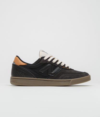 New Balance Numeric 440 Shoes - Black / Gum / Orange