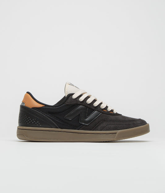 New Balance Numeric 440 Shoes - Black / Gum / Orange
