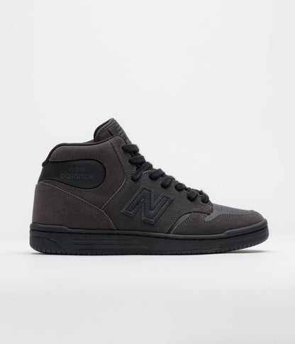 New Balance Numeric 480 High Shoes - Charcoal / Leather
