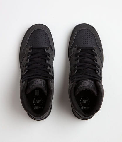 New Balance Numeric 480 High Shoes - Charcoal / Leather
