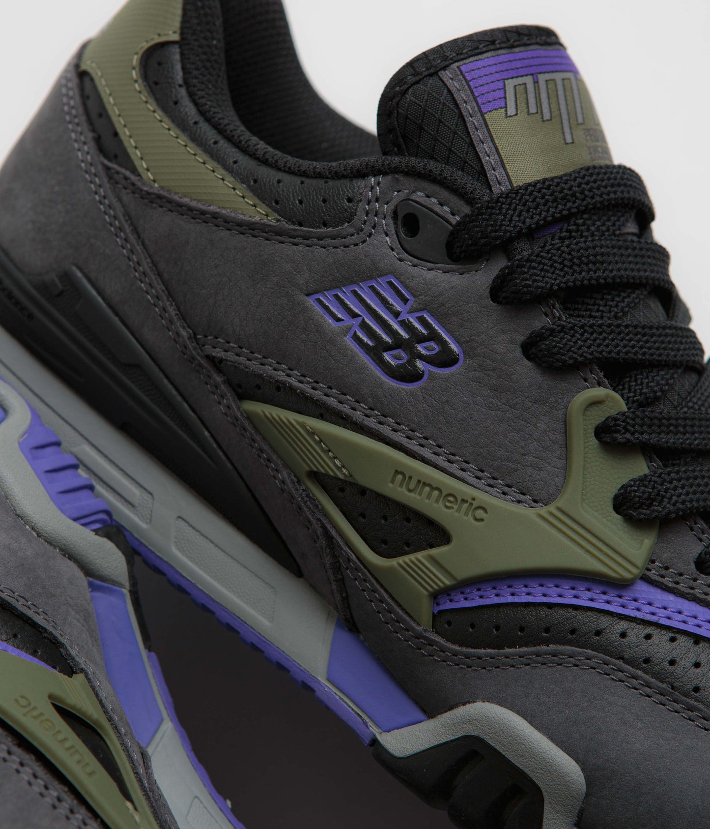 New Balance Numeric 770 Shoes - Charcoal / Purple