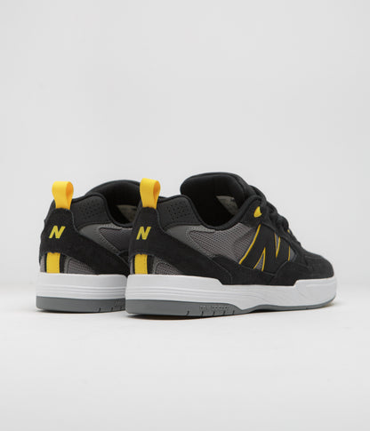 New Balance Numeric 808 Tiago Lemos Shoes - Black / Grey / White