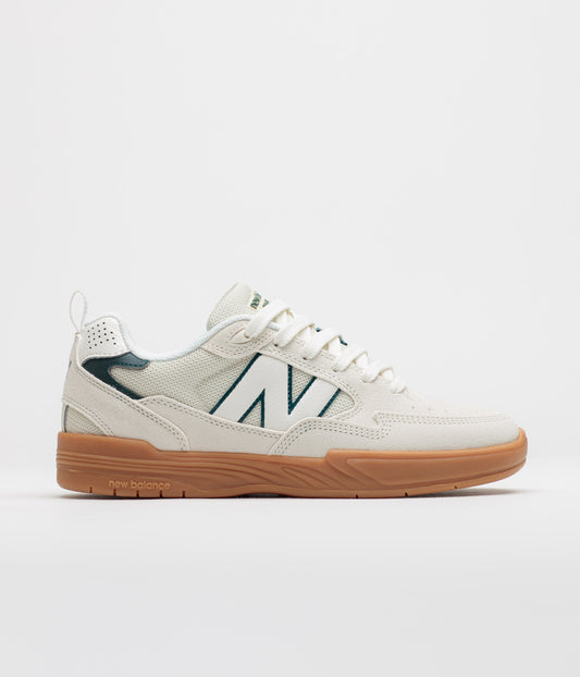 New Balance Numeric 808 Tiago Lemos Shoes - Sea Salt / Medusa Green