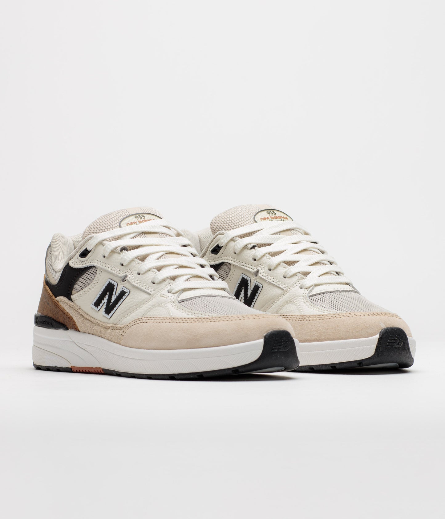 New Balance Numeric 933 Andrew Reynolds Shoes - Quicksand / Sea Salt