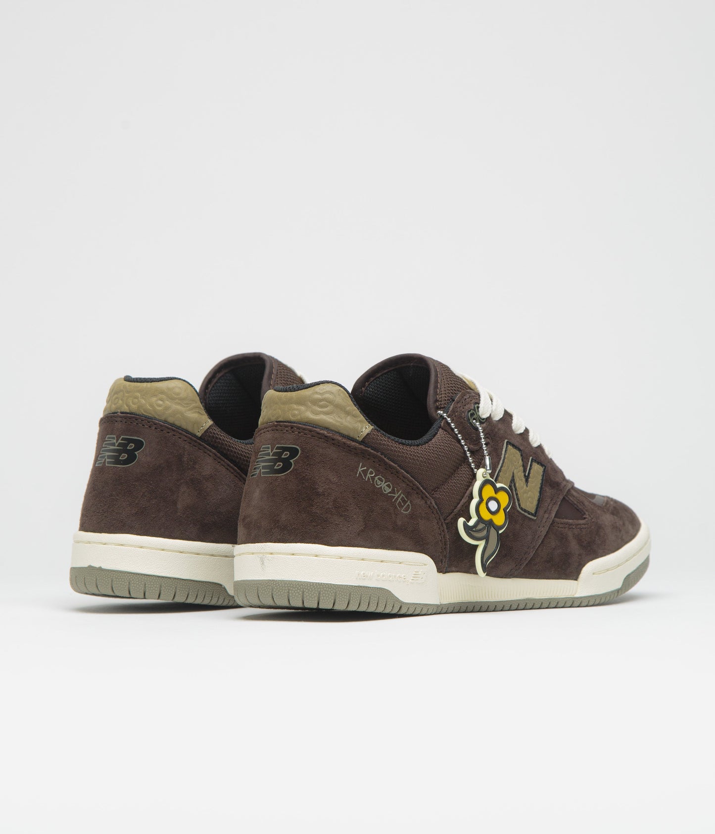 New Balance Numeric x Krooked 600 Tom Knox Shoes - Chocolate