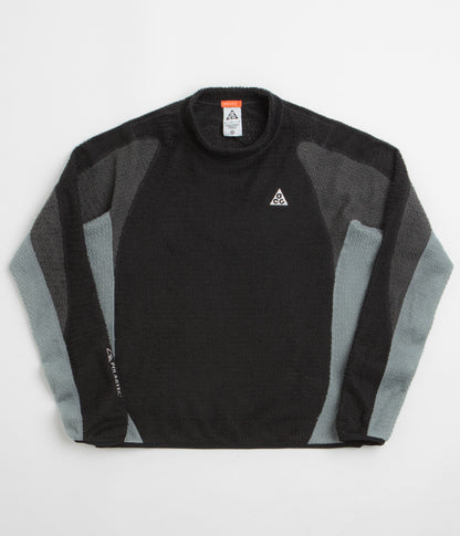 Nike ACG Lichen Crewneck Sweatshirt - Black / Anthracite / Cool Grey / Summit White