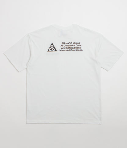Nike ACG MBR T-Shirt - Summit White / Black