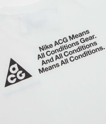 Nike ACG MBR T-Shirt - Summit White / Black