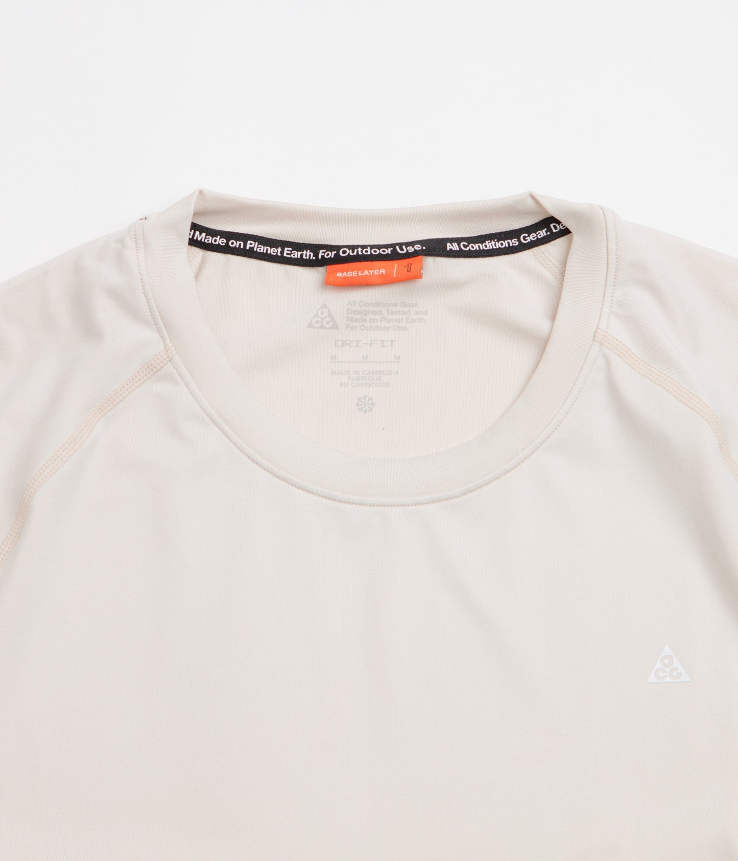 Nike ACG Wildsee T-Shirt - Light Orewood Brown / Light Crimson / Summit White