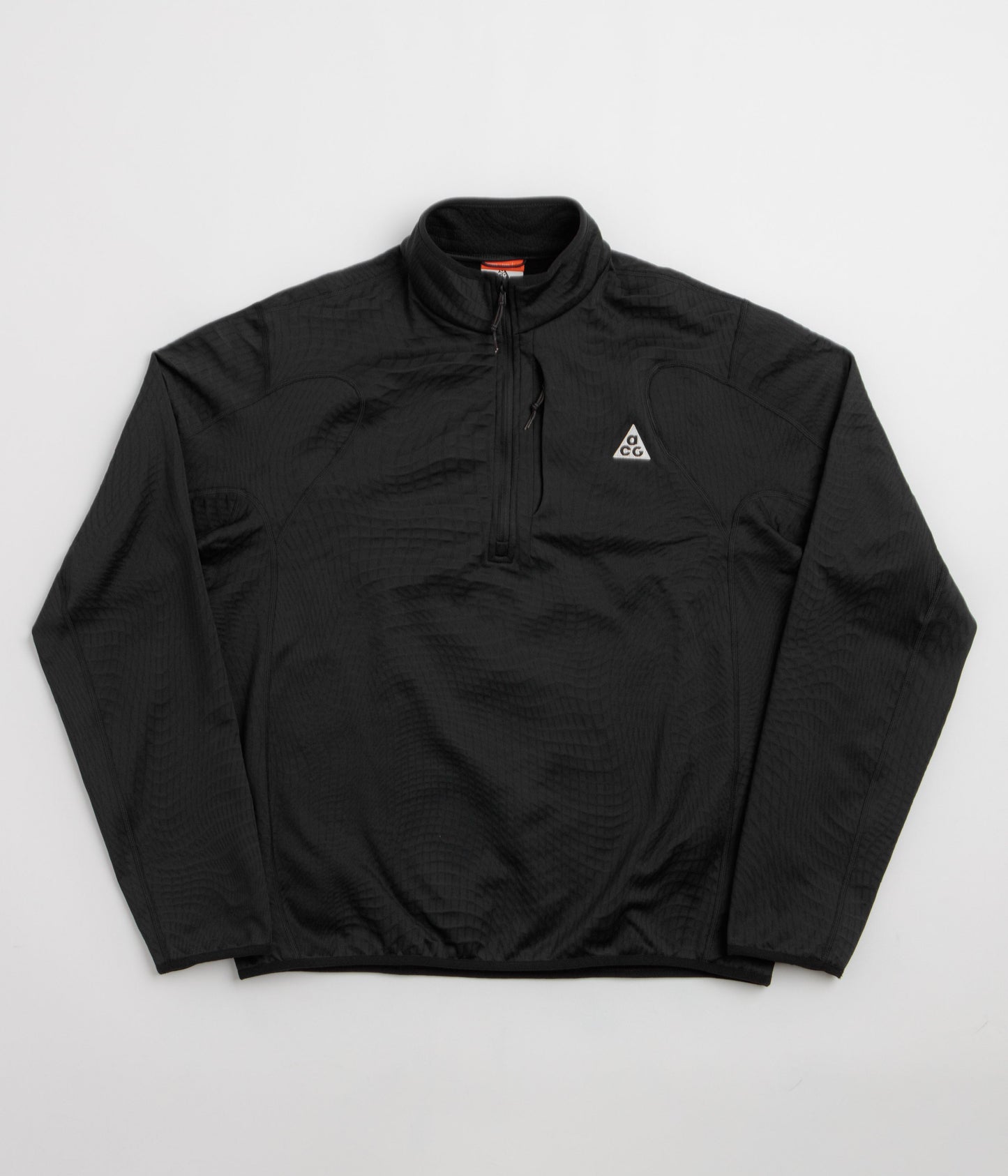 Nike ACG Wolf Grid 1/2 Zip Sweatshirt - Black / Summit White