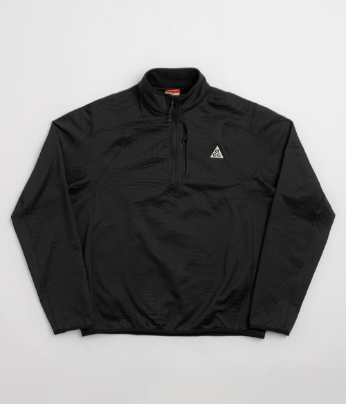 Nike ACG Wolf Grid 1/2 Zip Sweatshirt - Black / Summit White
